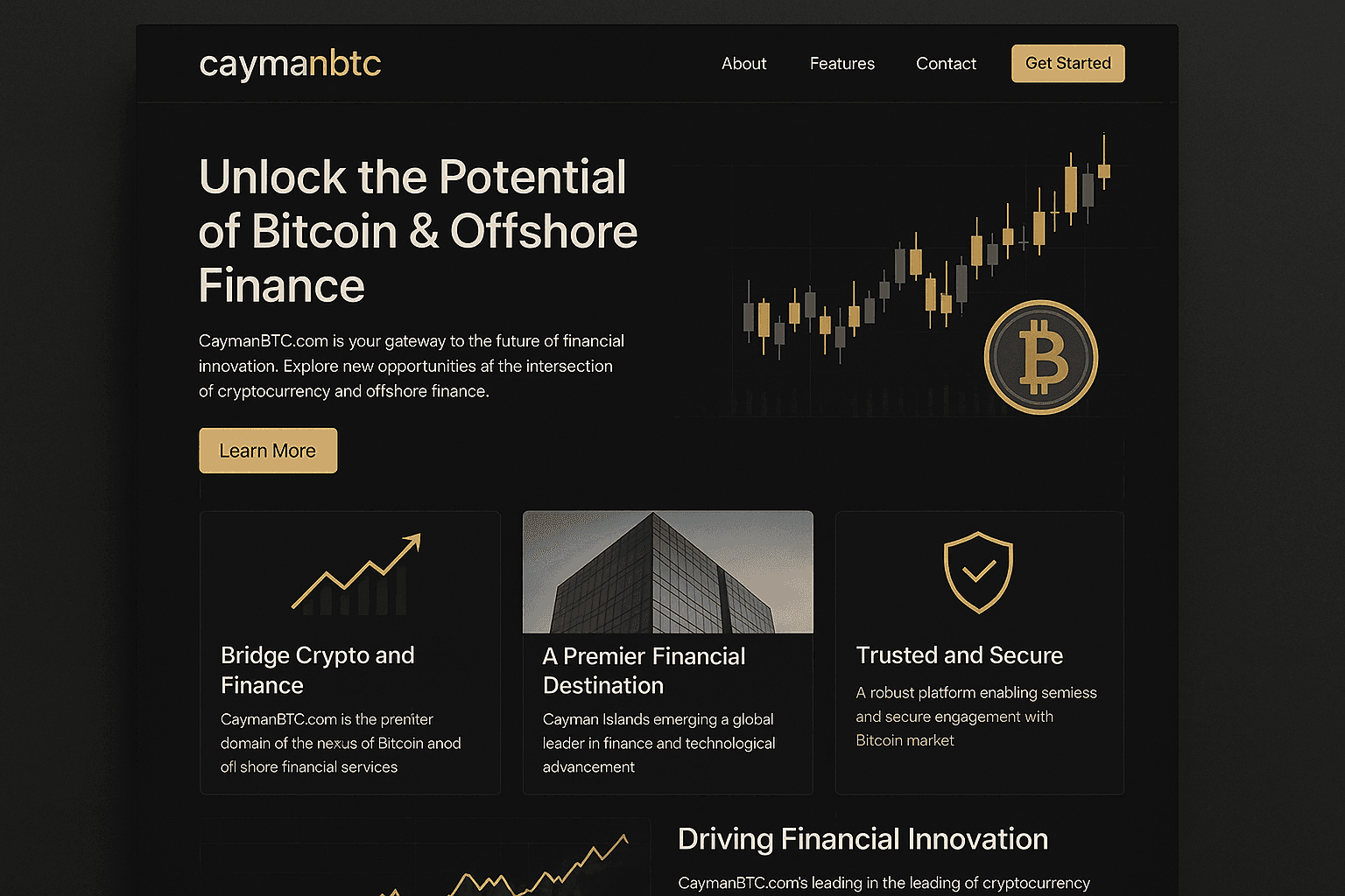 caymanbtc.com website mockup